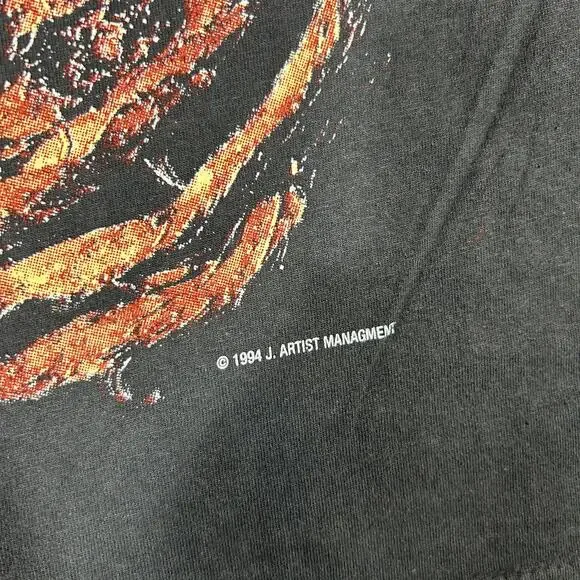 Vintage NIN 1995 Nine Inch Nails Further Down The Spiral Large Reprint T-Shirt - Picture 5 of 9